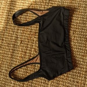 Nu Swim bikini top black medium